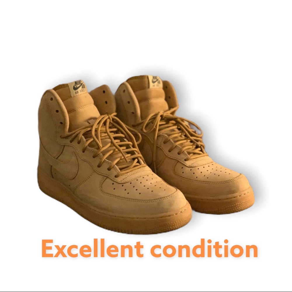 Nike Air Force 1 Wheat suede